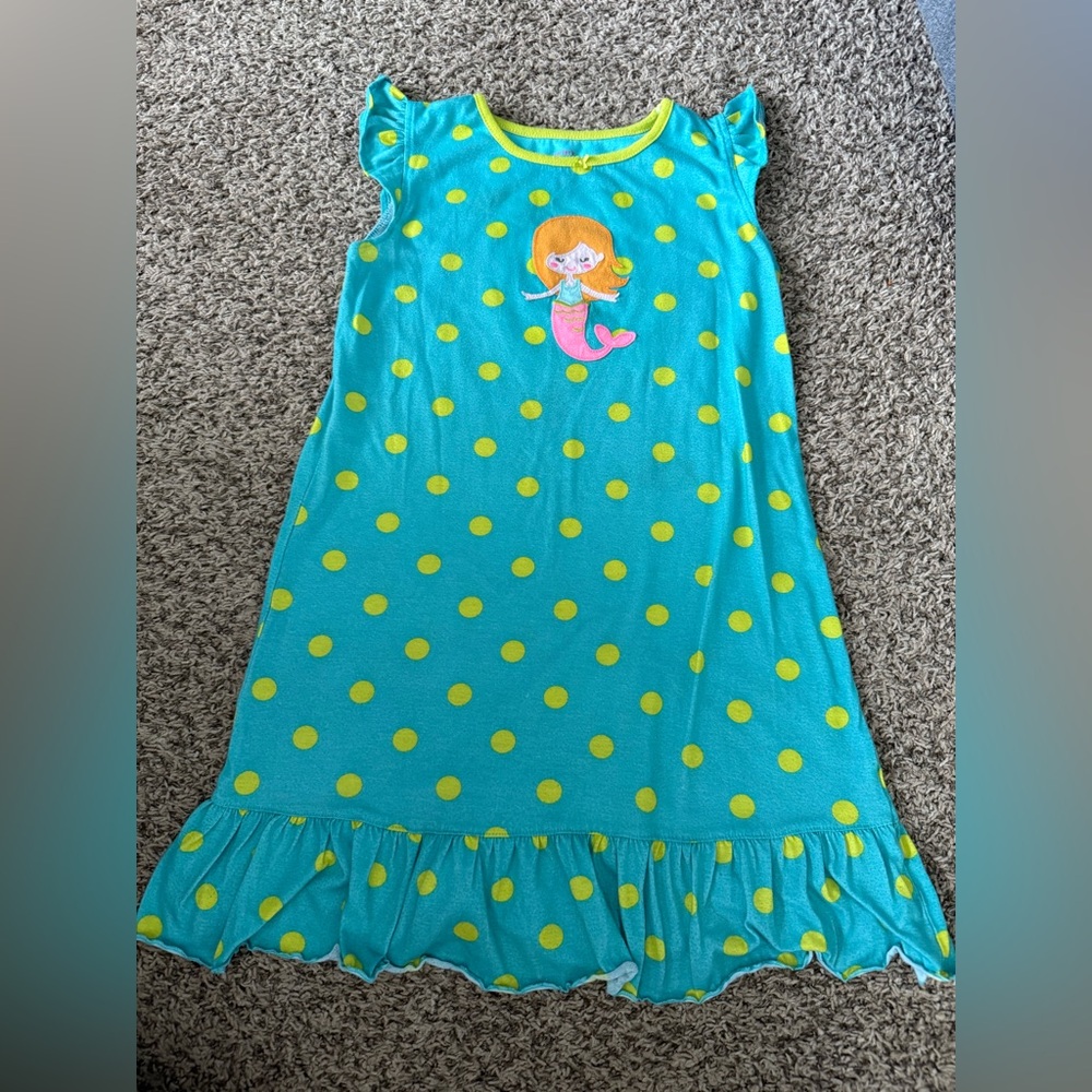 Kids Mermaid Pajamas - Blue and Yellow
